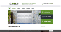 Desktop Screenshot of cemamoravia.info