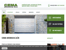 Tablet Screenshot of cemamoravia.info